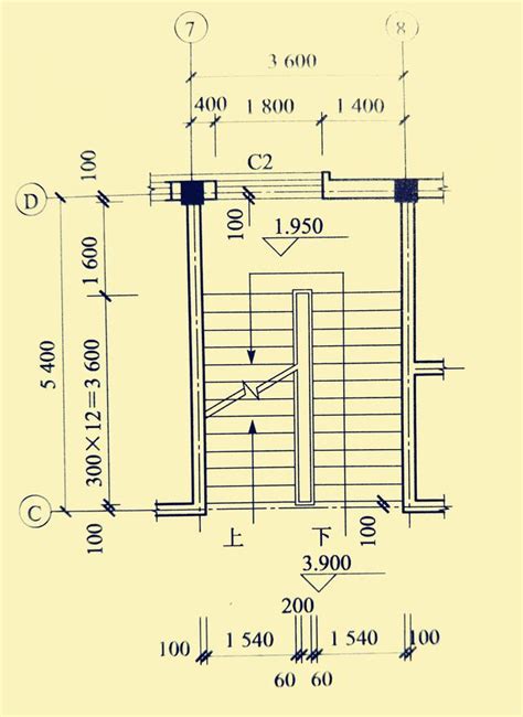 樓梯平面圖尺寸|【工地人生】建築圖的樓梯判讀方法